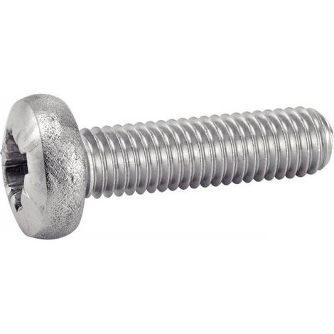 100 Vis à Métaux Tête Cylindrique Pozidriv 6 x 70 mm - DIN 7985 - ISO 7045 - NFE25-121 - UNI 7687 - Inox A4 - D-Work (1/5)