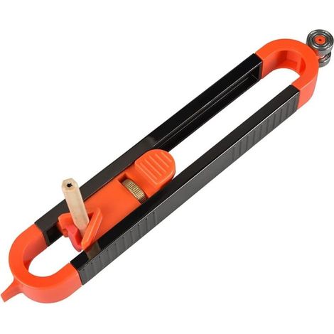 Precise contour gauge with pencil lock, multi-function scribing tool, duplicator for irregular shapes for woodworking (1/5)