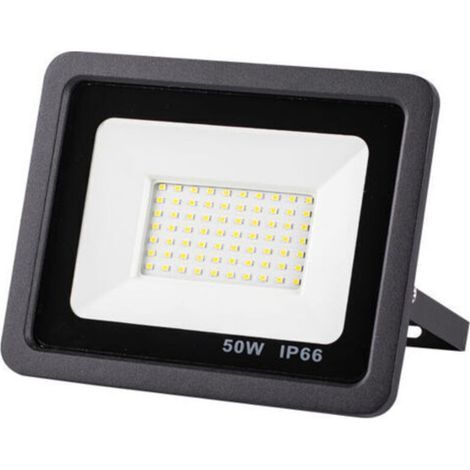Projecteur LED 50W 5000LM blanc froid 6500K – Indice IP66 étanche – Angle de faisceau 120° pour éclairage extérieur – Support réglable (1/5)