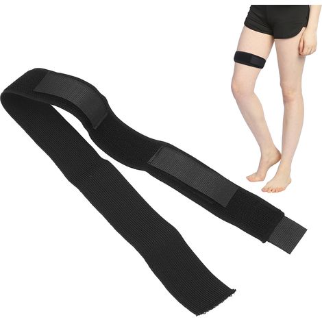Sangle ajustable pour sac à urine, fixation confortable pour patients alités, attache de cathéter sécurisée. (1/5)