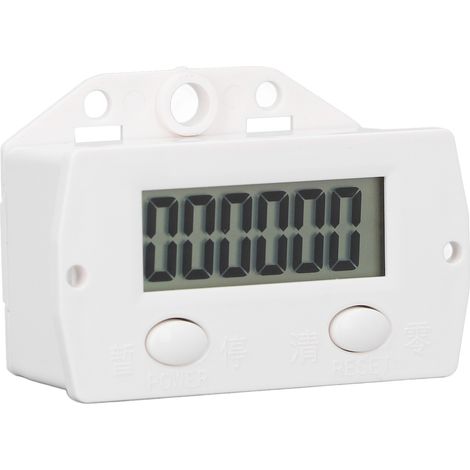 BERM compteur numérique électronique 6 chiffres mini capteur magnétique 0-99999 boîtier ABS piles AA (1/5)