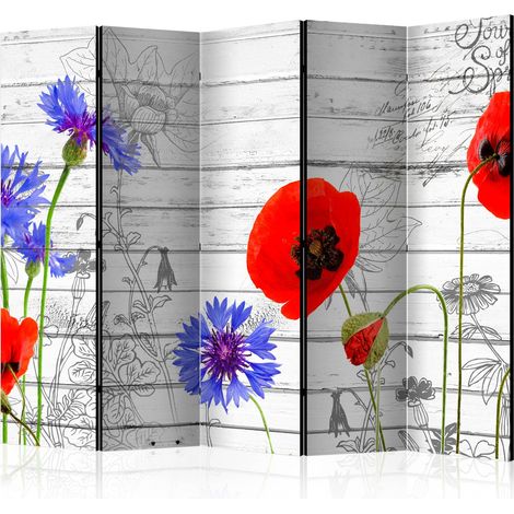 Paravento - Wildflowers II [Room Dividers] - 225x172 (1/4)