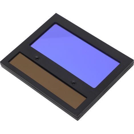 Écran de soudure auto-obscurcissant 92,5x42,5 mm, viseur panoramique réglable pour casque de soudage, outil professionnel. (1/5)