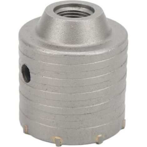 Sierra de corona para hormigón, accesorio de sierra de corona de carburo de 65 mm, taladro para pared, broca para pared, abridor de brocas, broca de corte de carburo para ladrillo, hormigón y piedra. (1/4)