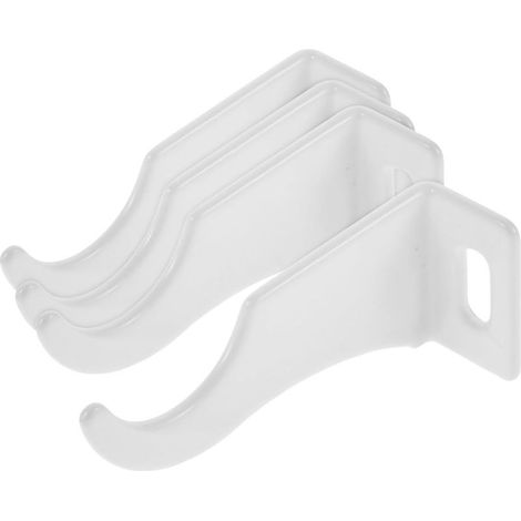 4-Piece PVC and Polyurethane Radiator Hooks, Reusable with Non-Slip Backing for Heating (1/5)