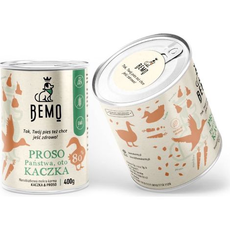 COMIDA HÚMEDA PARA PERROS - MIJO Damas y caballeros, ¡esto es PATO Paquete múltiple de 400 g x 6