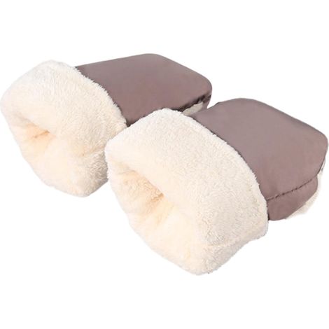 Guantes para cochecito - Gruesos y cómodos - Manoplas térmicas para cochecito - Para viajes de invierno, para manillares en climas fríos, para padres e hijos al aire libre (1/5)
