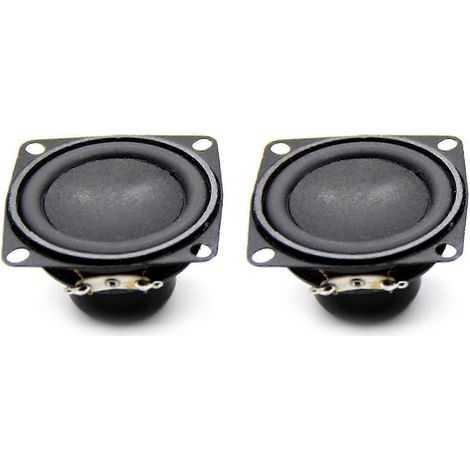 2 haut-parleurs audio 4 pouces 10 W 53 mm (2 pouces) avec basses profondes, haut-parleurs multimédias, haut-parleurs DIY pour home cinéma (1/5)