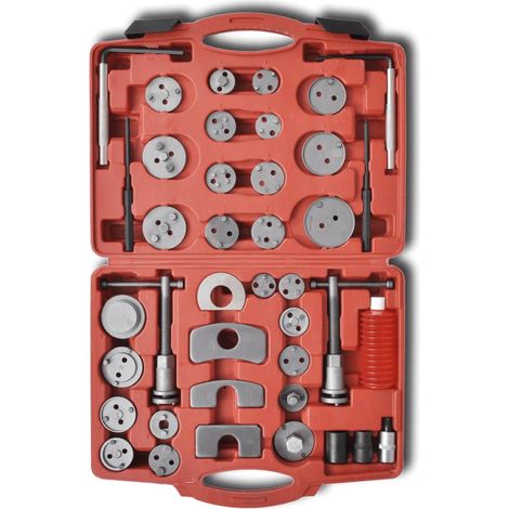 Kit di strumenti per filettare il pistone della pinza 40 pezzi Strumenti per officina garage 020004041