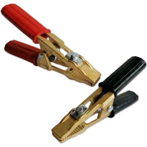 Promo 2 pinces de demarrage de batterie en laiton 300 a (1/2)