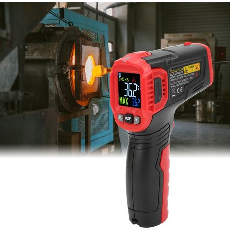 HT650A Industrielles Infrarot-Thermometer, Hochpräzisionsthermometer für Wasser und Öl, tragbares Heißluftgebläse zum Kochen und Backen (1/5)