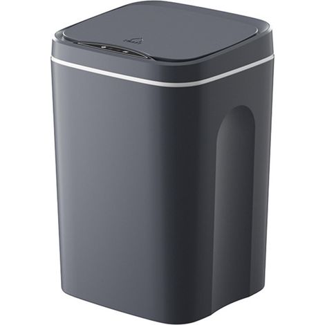poubelle-Corbeille Intelligente Sensorielle, Poubelle Automatique avec Dispenser de Sacs, Grande Capacité 16L pour Maison Bureau Hotel (1/4)