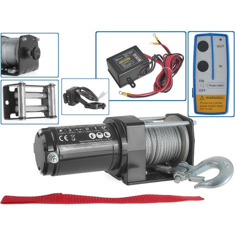 Cabrestante Eléctrico 12V 3000 Lb Para Quad ATV Y Vehículo Todo Terreno Geko (1/5)