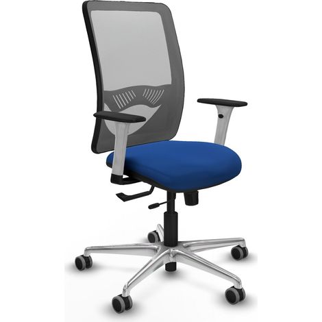Sedia da ufficio piqueras y crespo Zulema bianco alluminio schiuma (1/2)