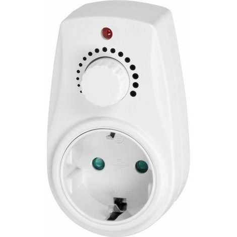 ORNO AE-13114(GS) Controlador de Potencia - Regulador de Luz con Enchufe Adicional Máx.280 W (Tipo Schuko)