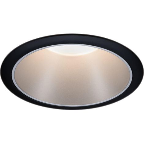 Paulmann Foco Empotrable LED negro y plata diseño moderno