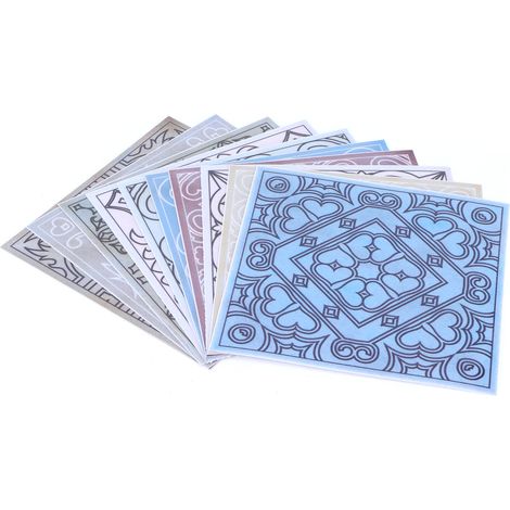10 wasserfeste, fettabweisende Wandaufkleber für Küche, dekorative Fliesenaufkleber, selbstklebend, wasser- und ölbeständig, 10 Stück (1/5)