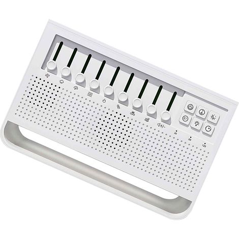 Difusor de aromaterapia ultrasónico con función sin llama y Bluetooth 5.0 – 200 ml, luz nocturna con 2 niveles de brillo, 8 tonos de blanco, puerto USB, blanco (1/5)