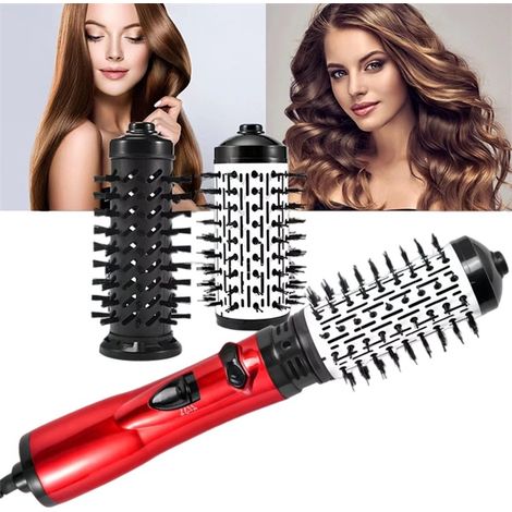 Brosse séchoir rotative 3 en 1 - 1200 W - Brosse à boucler - Multistyler - Brosse à air chaud - Sèche-cheveux et volumisateur en une seule étape (1/2)