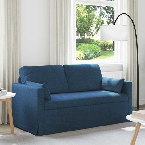 Sofa Blau 158 x 78 x 80 cm Stoff