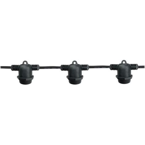 Kit guirnalda decorativa Liboi 12M 10 portalámparas IP65 (1/7)