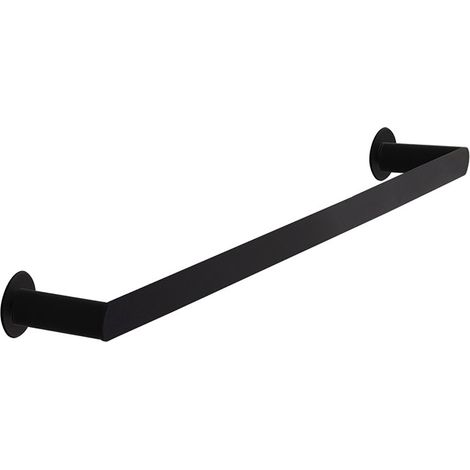Toallero de Pared para Baño de 400mm Inox Negro Mate (1/2)