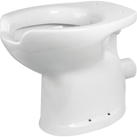 Vaso a pavimento per disabili in ceramica bianca con scarico a parete - Idral Easy 10210 (1/5)