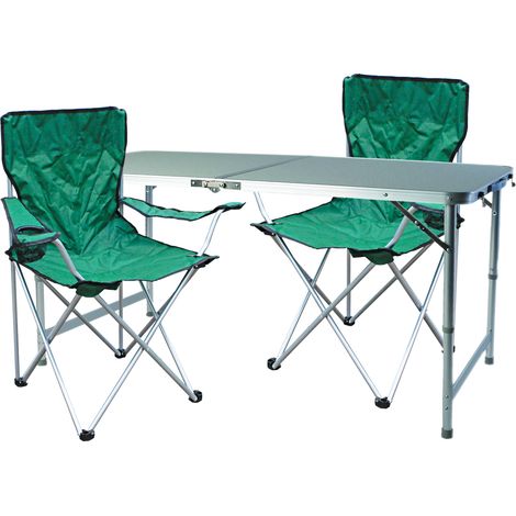 3-teiliges Campingmöbel Set Grün-MMC330872+2xMSP1000 (1/4)