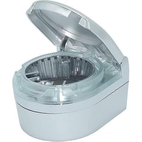 Auto-Aschenbecherhalter mit Deckel, universeller Aschenbecher mit blauer LED-Beleuchtung und Geruchskontrolle