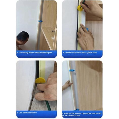 clips de fermeture pour panneaux de penderie, gabarits 16-18 mm, clips de fixation - (1/5)