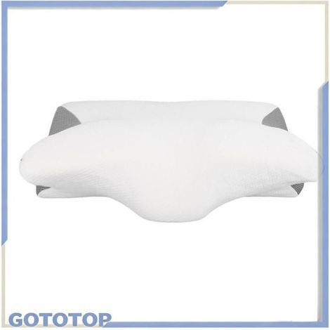 oreiller pour dormeur latéral Oreiller Cervical pour dormir, mousse à mémoire de forme, coton, rebond lent, deco oreiller (1/5)