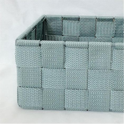 vert Menthe 28 X 19 X 12 Cm Panie De Salle De Bains Avec Couvercle Menthe - Panier De Salle De Bain Avec Couvercle, Polypropylne (1/4)