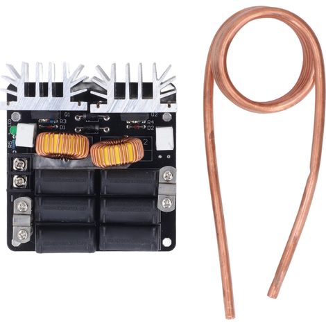 Module de chauffage par induction 1000 W haute fréquence basse tension ZVS avec bobine pour bricolage 12 V-48 V (1/5)