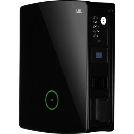 ABL Wallbox eM4 Twin Extender, 22kW, 2x Typ 2 Steckdose, 516x428x145mm (1/5)