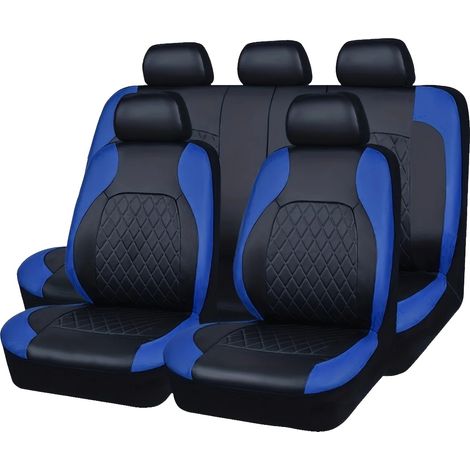 Coprisedili per auto, vestibilità universale, adatti anche agli animali domestici, blu scuro (1/2)