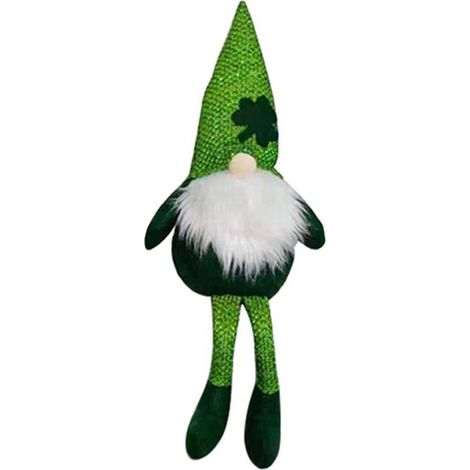 St. Patrick's Day gesichtslose Plüschpuppen als Ornamente (1/4)