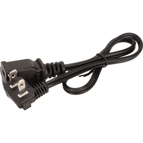 Rallonge d'alimentation robuste de 50 cm (1,6 pi) avec prise américaine, connecteurs NEMA 5-15P mâle et NEMA 5-15R femelle, pour appareils électroniques. (1/5)
