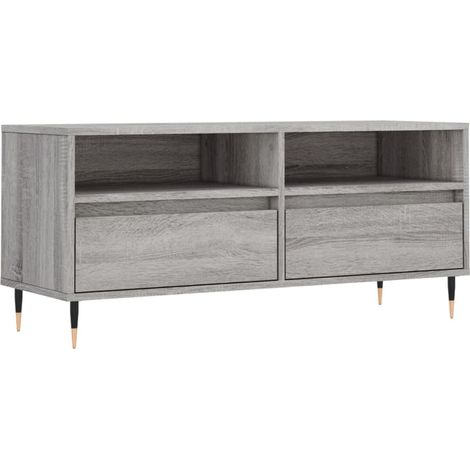 Maison Exclusive - TV-Schrank Grau Sonoma 100x34,5x44,5 cm Holzwe
