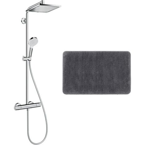 Hansgrohe Set de douche Crometta E 240 + cadeau gratuit tapis de salle de bain (27271000-DAN) (1/5)