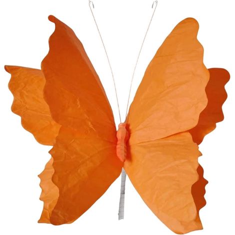Guirlande De Fleur Papillon - Décoration Artificielle Pour Porte Jardin Mariage Printemps Été - 32x30 cm - 1 Pièce (1/5)