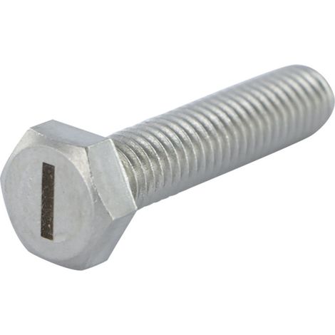 Vis métaux Tête hexagonale TH 8X35 Inox A4 Gravure LETTRE "I"-1 pièce