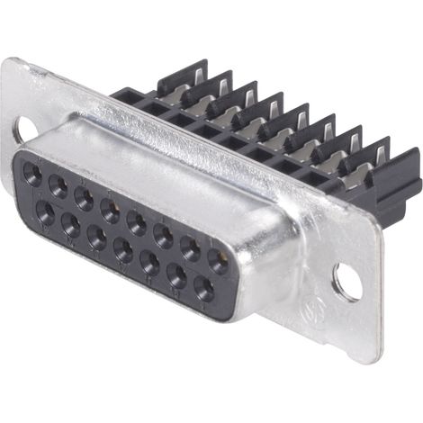 SUB-D femelle Nombre de pôles: 9 TE Connectivity AMPLIMITE HD-20 (HDE-20) 1-745491-9 autodénudant, à