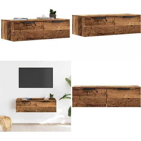 vidaXL Wandschrank Altholz-Optik 68x30x20 cm Holzwerkstoff (1/5)