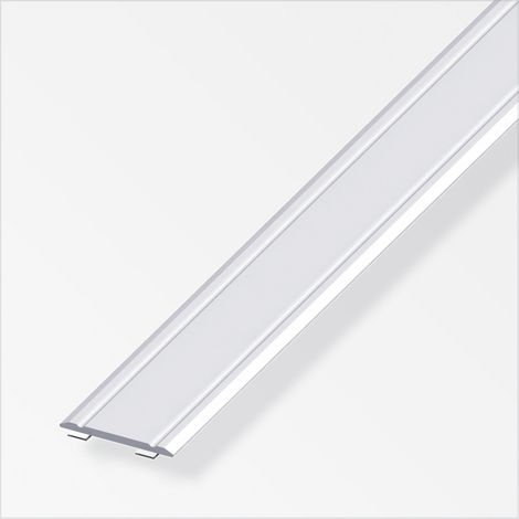 alfer Übergangsprofil 1 m, 30 x 2 mm Aluminium eloxiert silber Übergangsprofile