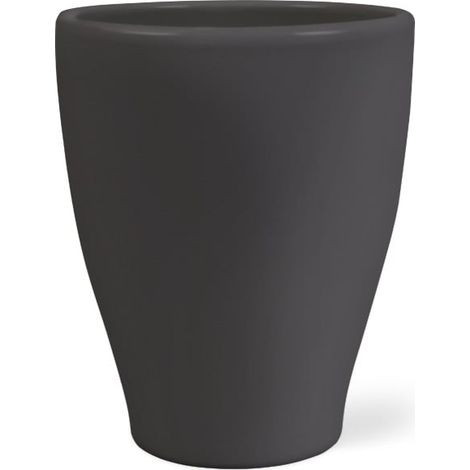 Übertopf Carly Ø 7 x 10 cm grau matt Topf