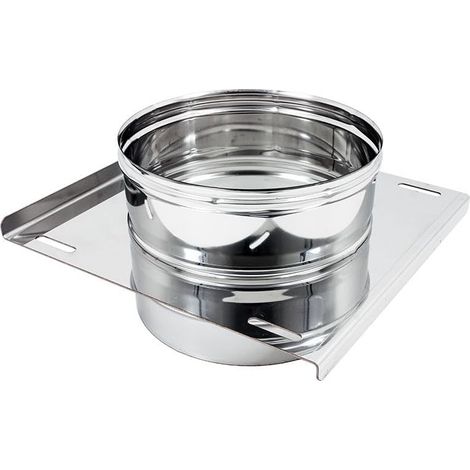 Maka Piastra Intermedia Canna Fumaria Acciaio Inox Ø 130 mm (1/4)