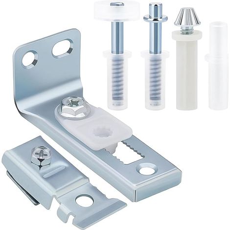 Kit de réparation porte pliante coulissante penderie : supports pivots (1/5)