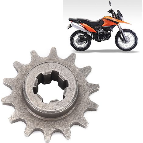 Pignon de boîte de vitesses compatible avec les quads, mini-motos et autres véhicules tout-terrain 2 temps de 47 et 49 cm³ (14 dents). (1/5)