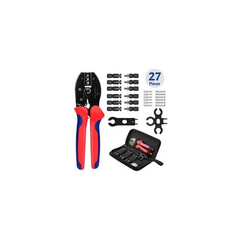 Kit d'outils de sertissage 27 pièces pour connecteur solaire MC4 –