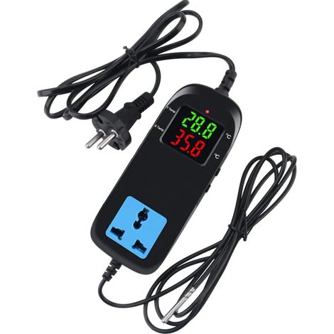 MH-2000 Digitaler Temperaturregler -40°C-120°C Intelligenter elektronischer Thermostat für Kühlhäuser und Bauernhöfe (1/5)